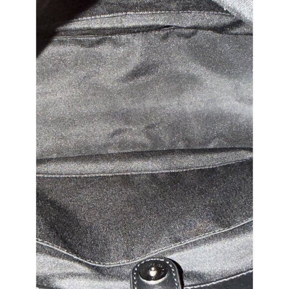 Coach F76681 Surrey Carryall Thorn Roses Print Black Leather Satchel Pre-owned - Picture 10 of 16